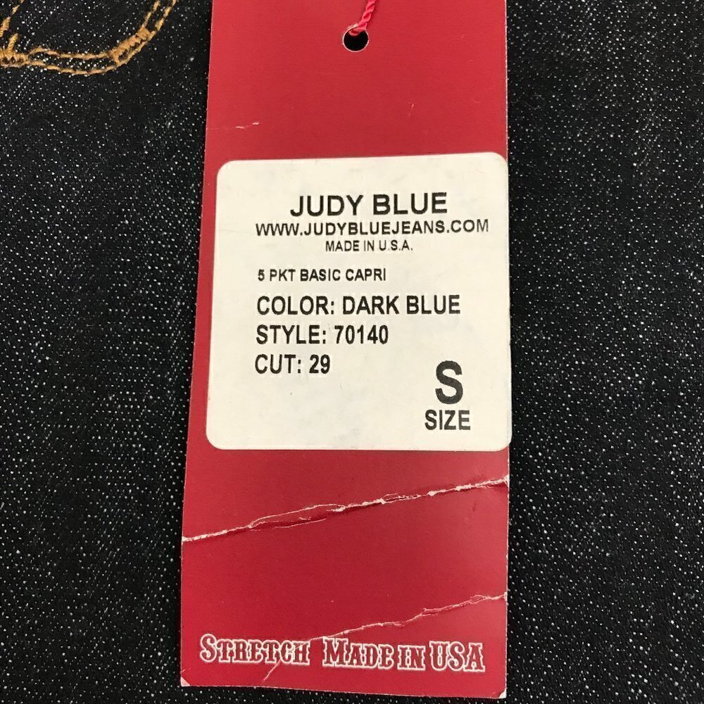 JUDY BLUE WOMENS CAPRI SUPER SKINNY JEANS SIZE S NWT - Picture 2 of 11